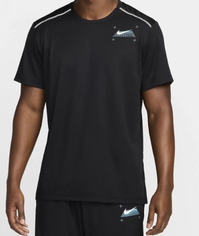 Nike Black Miler Graphic T-shirt